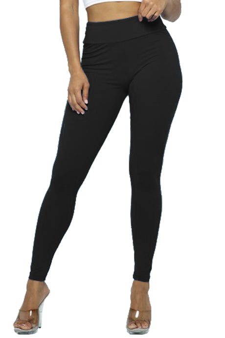 SOLID SEAMLESS LEGGINGS - PLUS(DWL3301P) <Bundle>