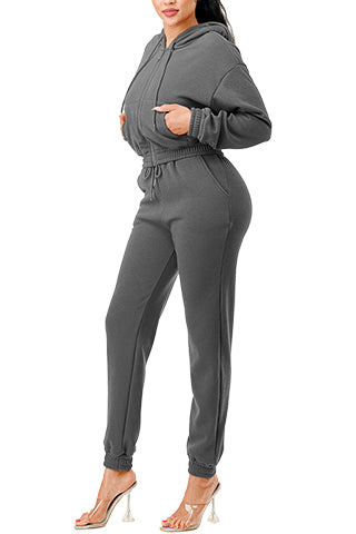 SOFT COMFY FLEECE HOODIE SET(MMS3005) <Bundle>