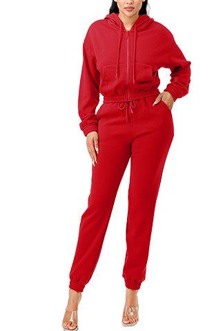 SOFT COMFY FLEECE HOODIE SET(MMS3005) <Bundle>