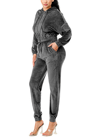 COMFY VELOUR HOODIE SET(MMS3006) <Bundle>