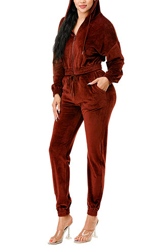 COMFY VELOUR HOODIE SET(MMS3006) <Bundle>