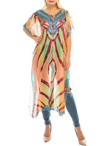 LONG SUMMER PONCHO(AO6161) <Bundle>