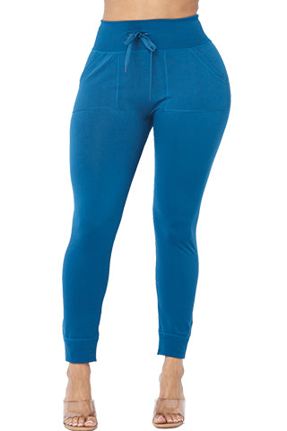FLEECE SEAMLESS JOGGER LEGGINGS WITH POCKET-PLUS(DWL6001P) <Bundle>
