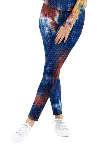 TIE DYE BOOTY LONG LEGGINGS(KP3001T) <Bundle>