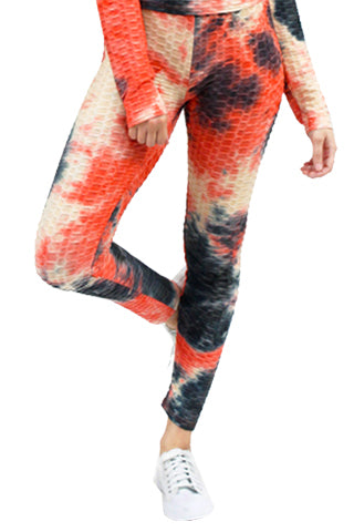 TIE DYE BOOTY LONG LEGGINGS(KP3001T) <Bundle>