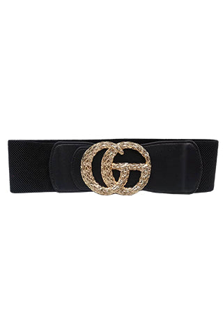 PU GOLD PEARL STONE BELT 34.5"L*3'W(MA0227) <Bundle>