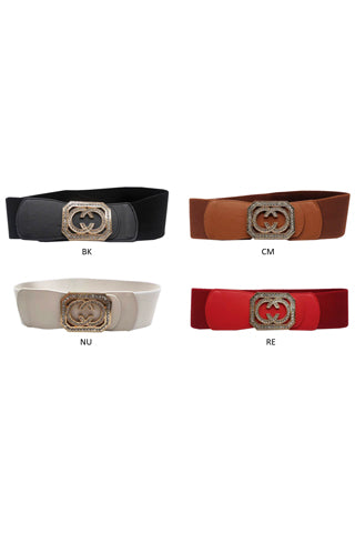PU GOLD ELASTIC BELT 34.5"L*3"W(MA0231) <Bundle>