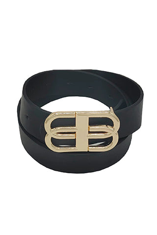 PU METAL BUCKLE BELT L 43" x W 0.7" (MA0272) <Bundle>