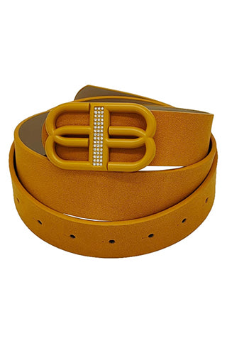 PU COLOR COATING BUCKLE BELT L 43" x W 1.30"(MA0294) <Bundle>