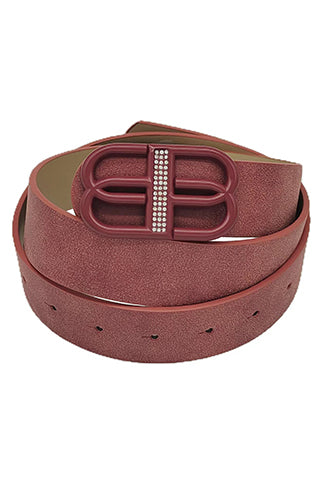 PU COLOR COATING BUCKLE BELT L 43" x W 1.30"(MA0294) <Bundle>
