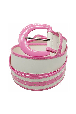 COLOR COATING BUCKLE BELT 47"L *1.85"W(MA0295) <Bundle>