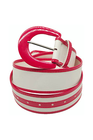 COLOR COATING BUCKLE BELT 47"L *1.85"W(MA0295) <Bundle>