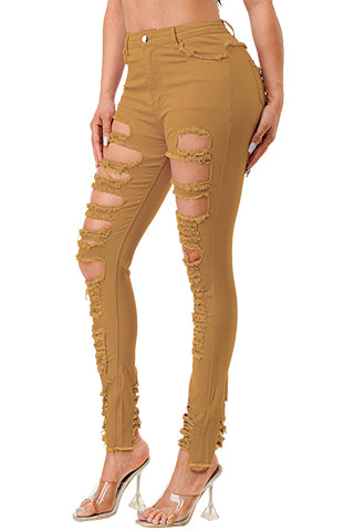 COLORFUL RIPPED PANTS(MMB1004) <Bundle>