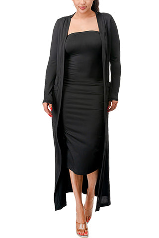 TUBE DRESS & CARDIGAN SET(MMS1001) <Bundle>