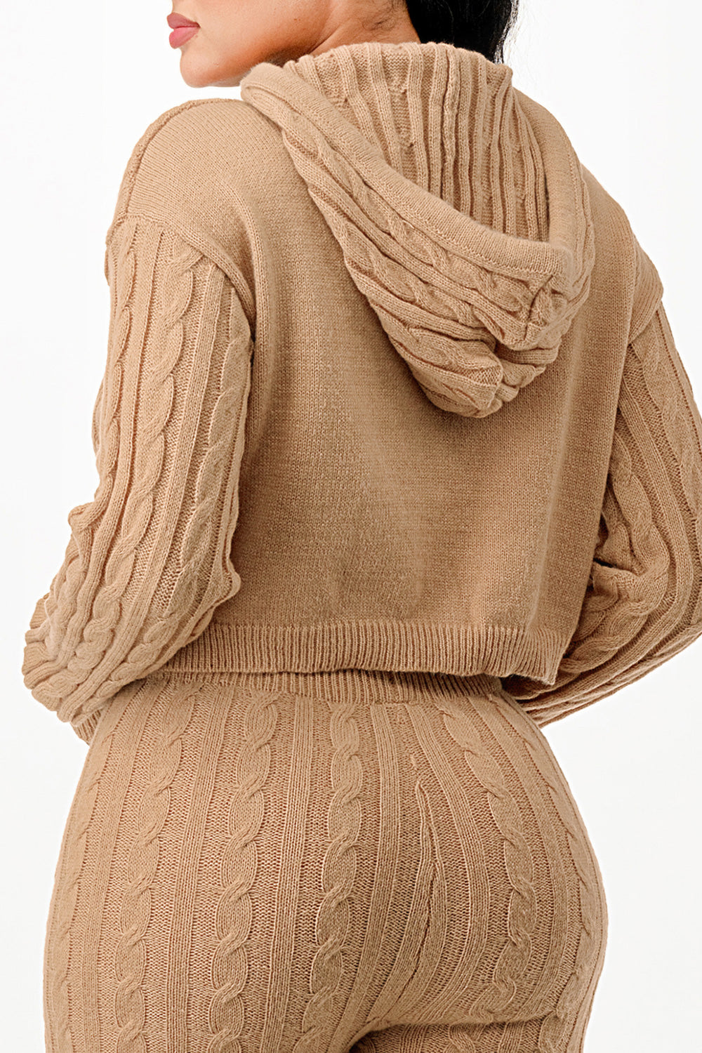 CABLE HOODIE SWEATER SET(MMS9002) <Bundle>