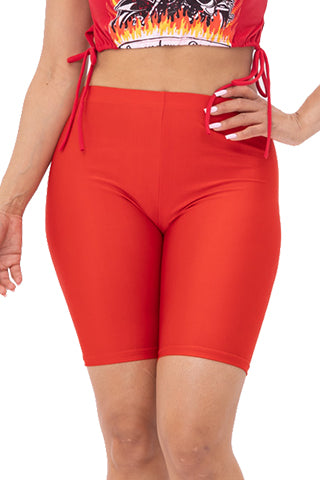 NYLON BIKER SHORTS(P6323) <Bundle>