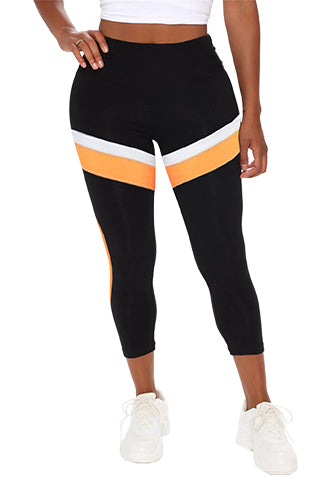 HIGH WAIST COLOR BLOCK LEGGINGS(P6570) <Bundle>