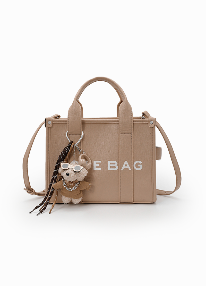 LUXURY LARGE TOTE BAG WITH CHARM(MMA1082) <Bundle>