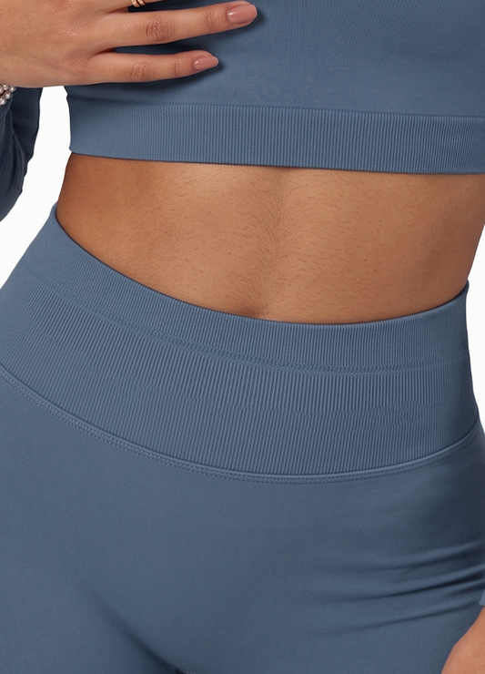 WHITE BRA & BACKLESS LONG SLEEVE & LEGGINGS 3PCS SET(MMS3025) <Bundle>