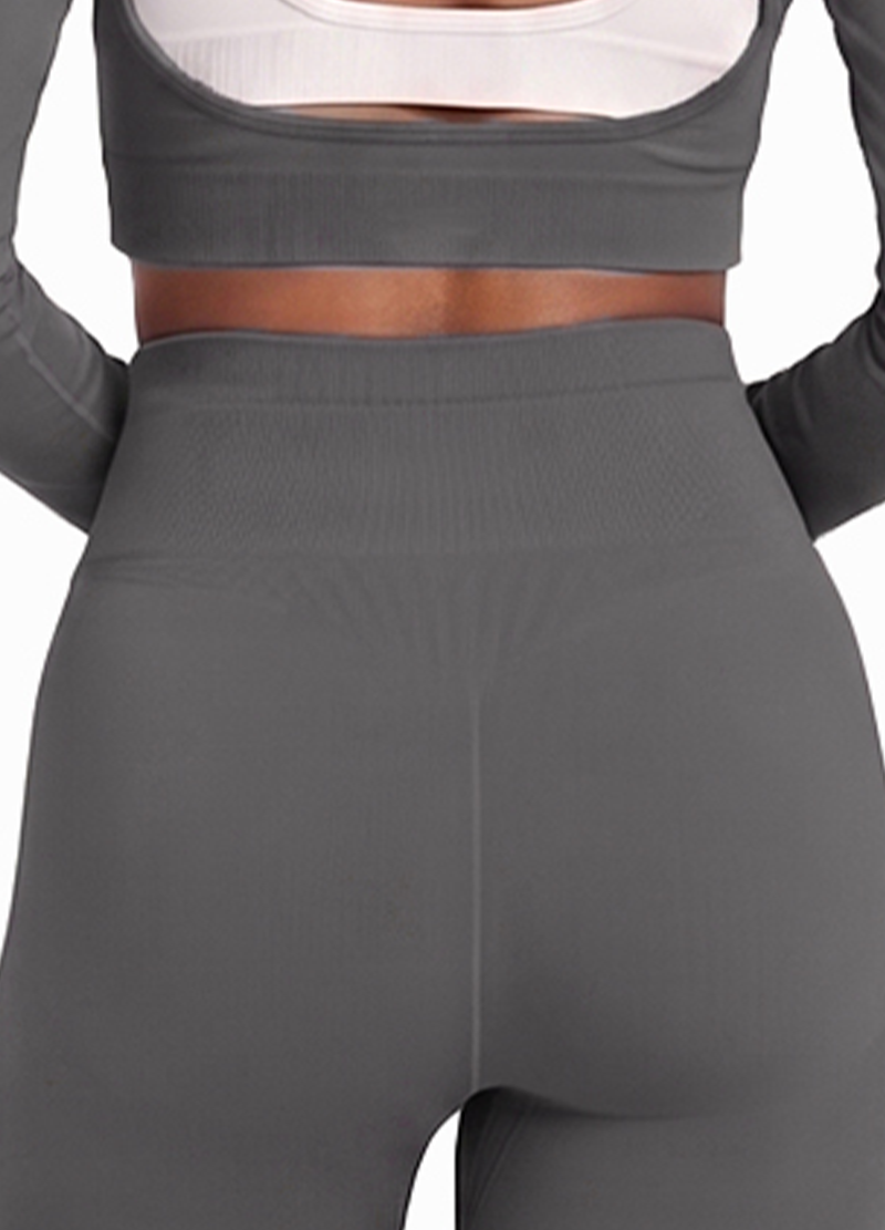 WHITE BRA & BACKLESS LONG SLEEVE & LEGGINGS 3PCS SET(MMS3025) <Bundle>