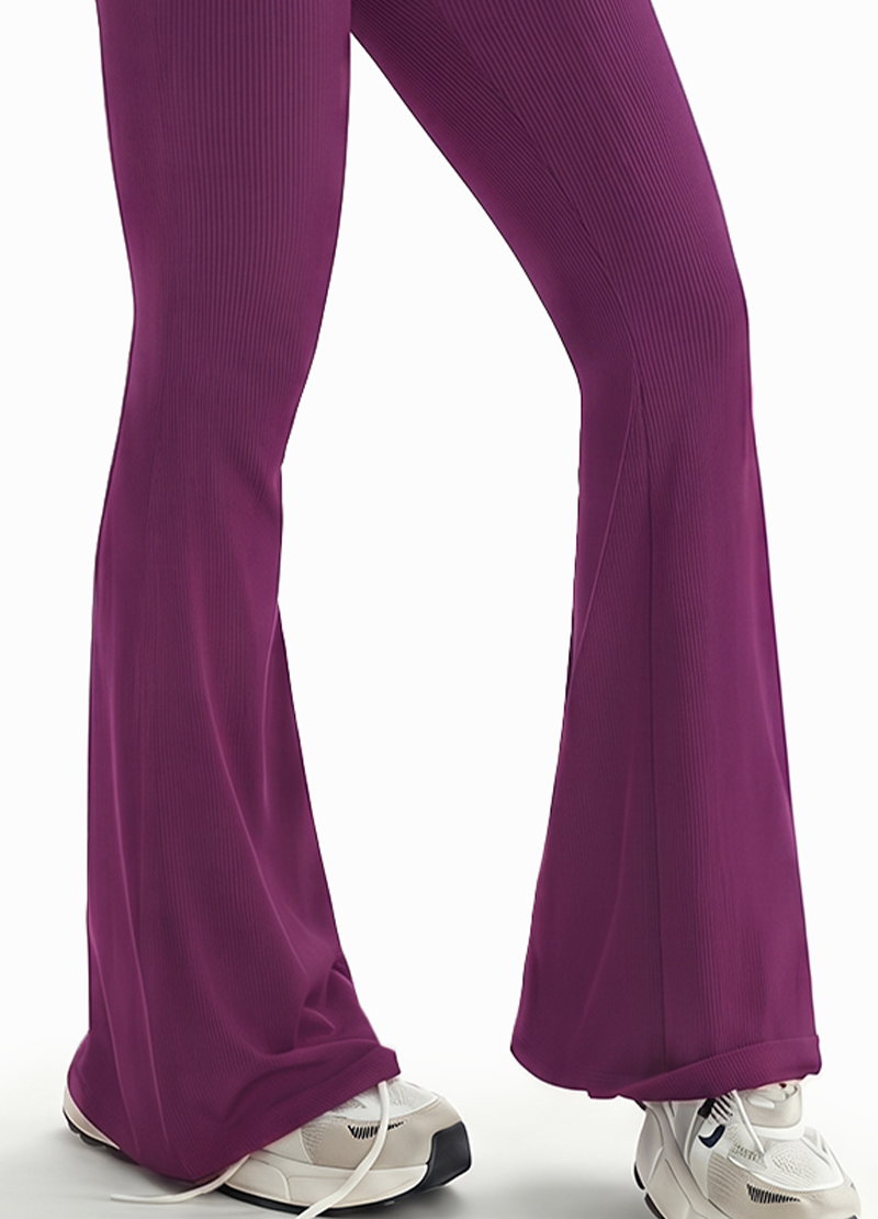 HALTER NECK COLOR-BLOCK HEM SLIM-FIT FLARED JUMPSUIT(MMJ1060) <Bundle>