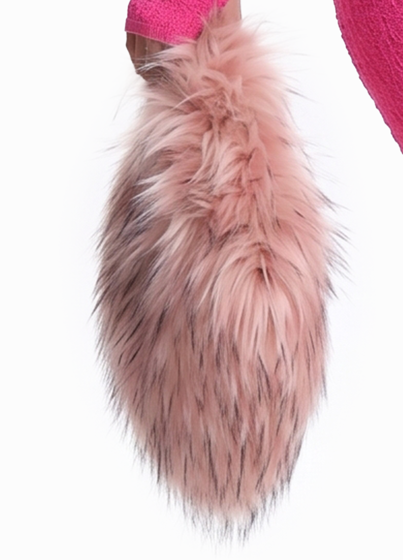 FUZZY FAUX FUR HEART SMALL BAG(MMA1066) <Bundle>