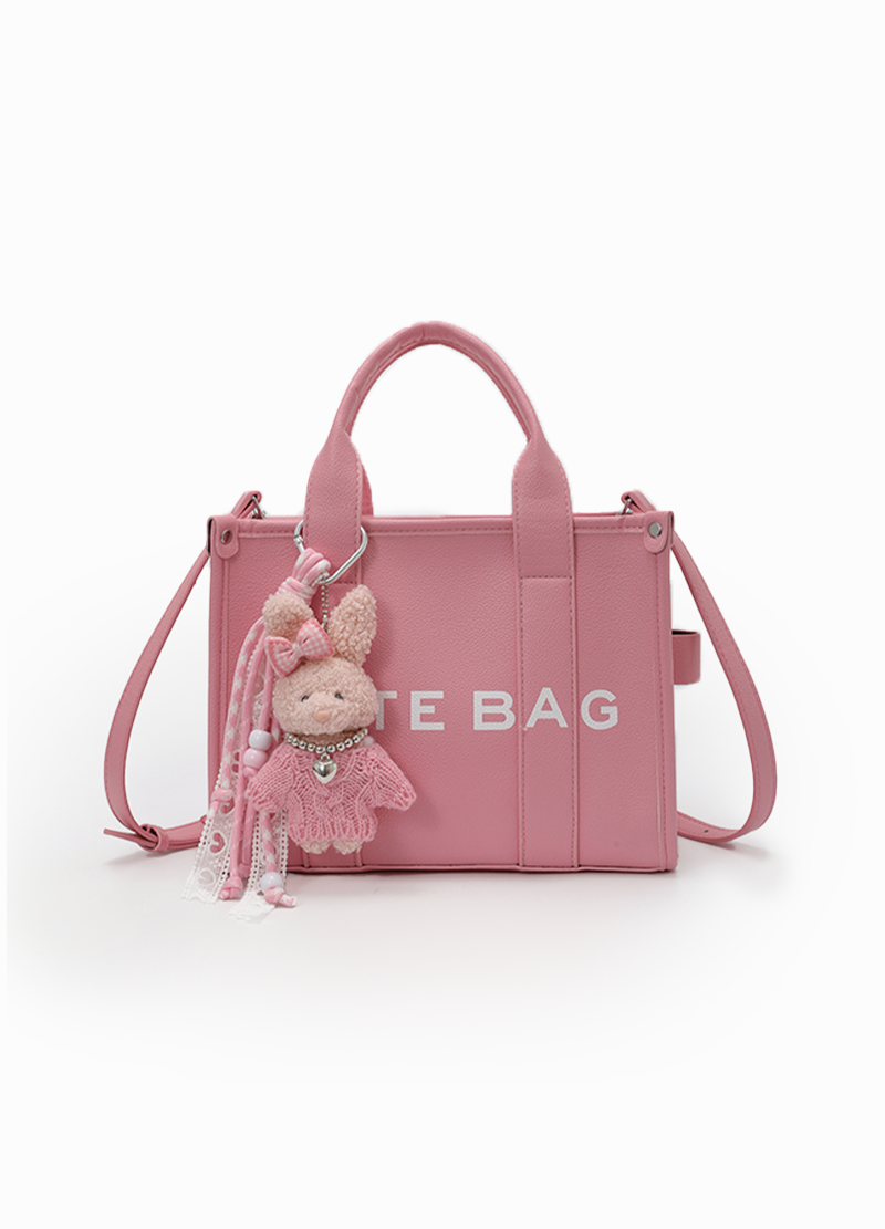 LUXURY LARGE TOTE BAG WITH CHARM(MMA1082) <Bundle>