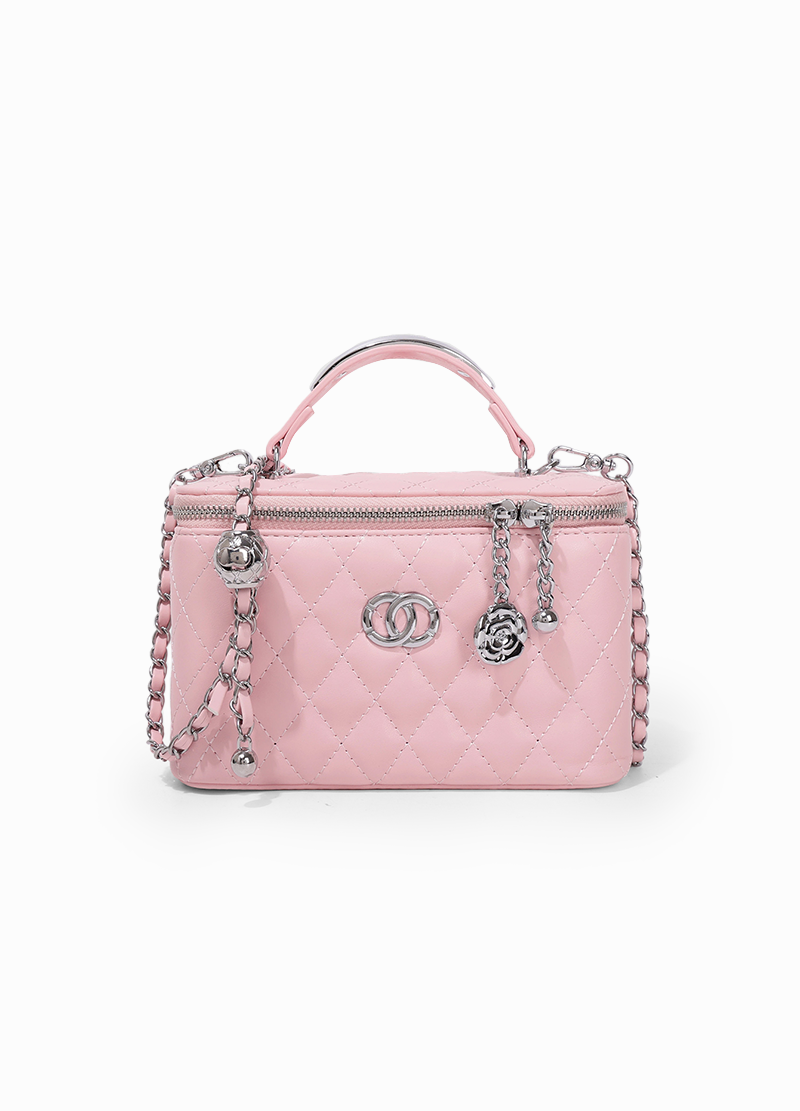 QUILTED CHAIN BOX BAG(MMA1074) <Bundle>