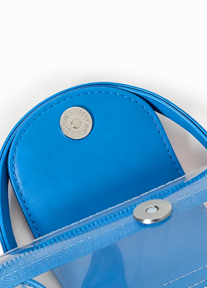 CLEAR PVC BAG WITH A COIN PURSE CHARM(MMA1086) <Bundle>