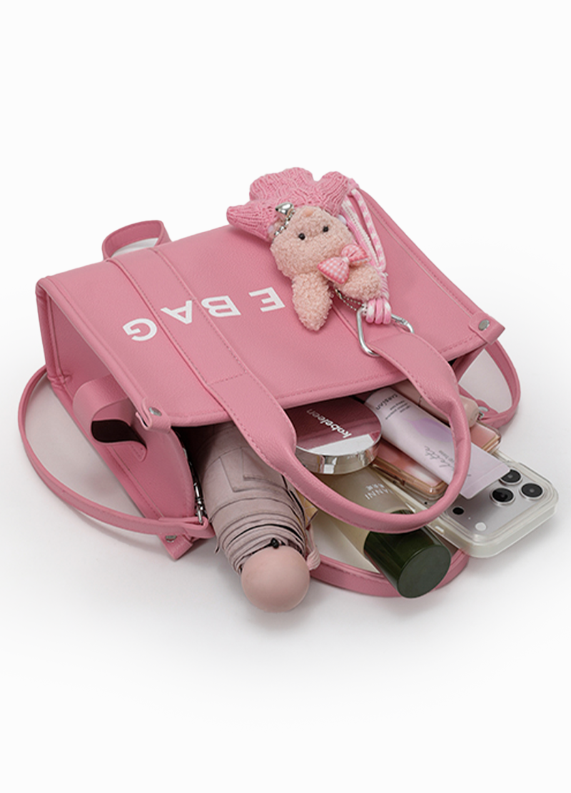 LUXURY LARGE TOTE BAG WITH CHARM(MMA1082) <Bundle>