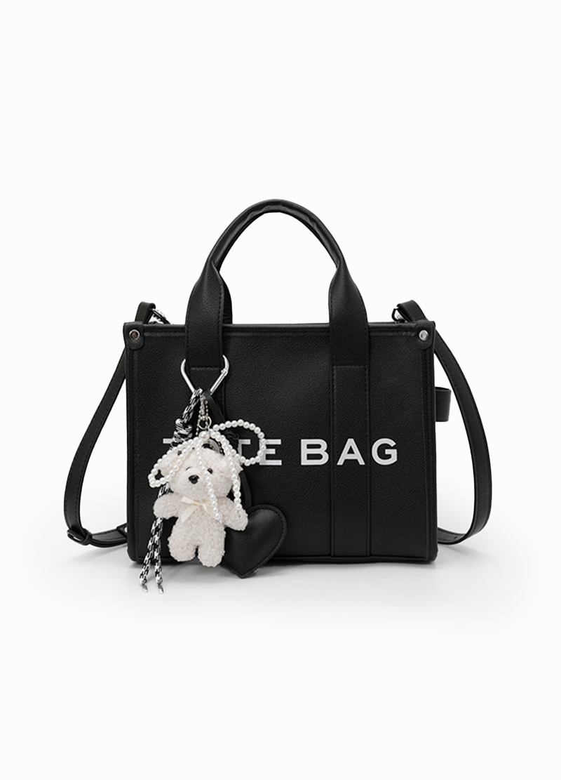 LUXURY LARGE TOTE BAG WITH CHARM(MMA1082) <Bundle>
