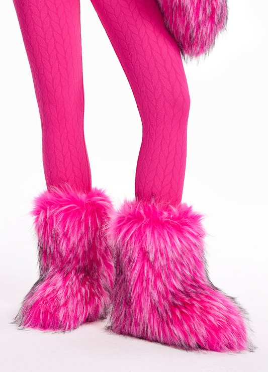 FUZZY FAUX FUR SHORT BOOTS(MMA9001) <Bundle>