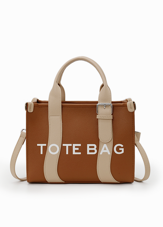 COLOR BLOCK TOTE BAG(MMA1098) <Bundle>