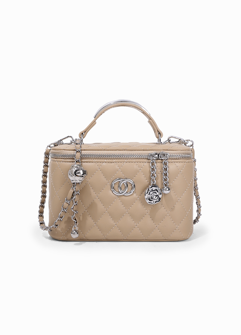QUILTED CHAIN BOX BAG(MMA1074) <Bundle>