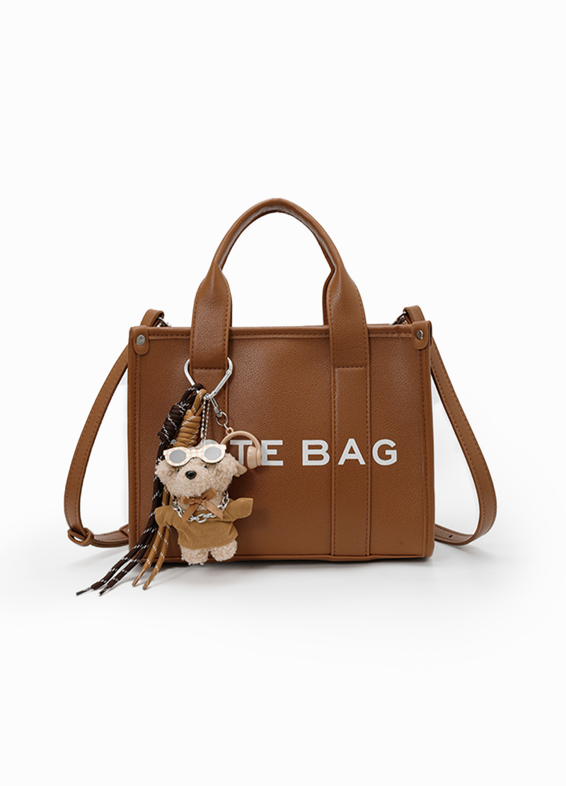 LUXURY LARGE TOTE BAG WITH CHARM(MMA1082) <Bundle>