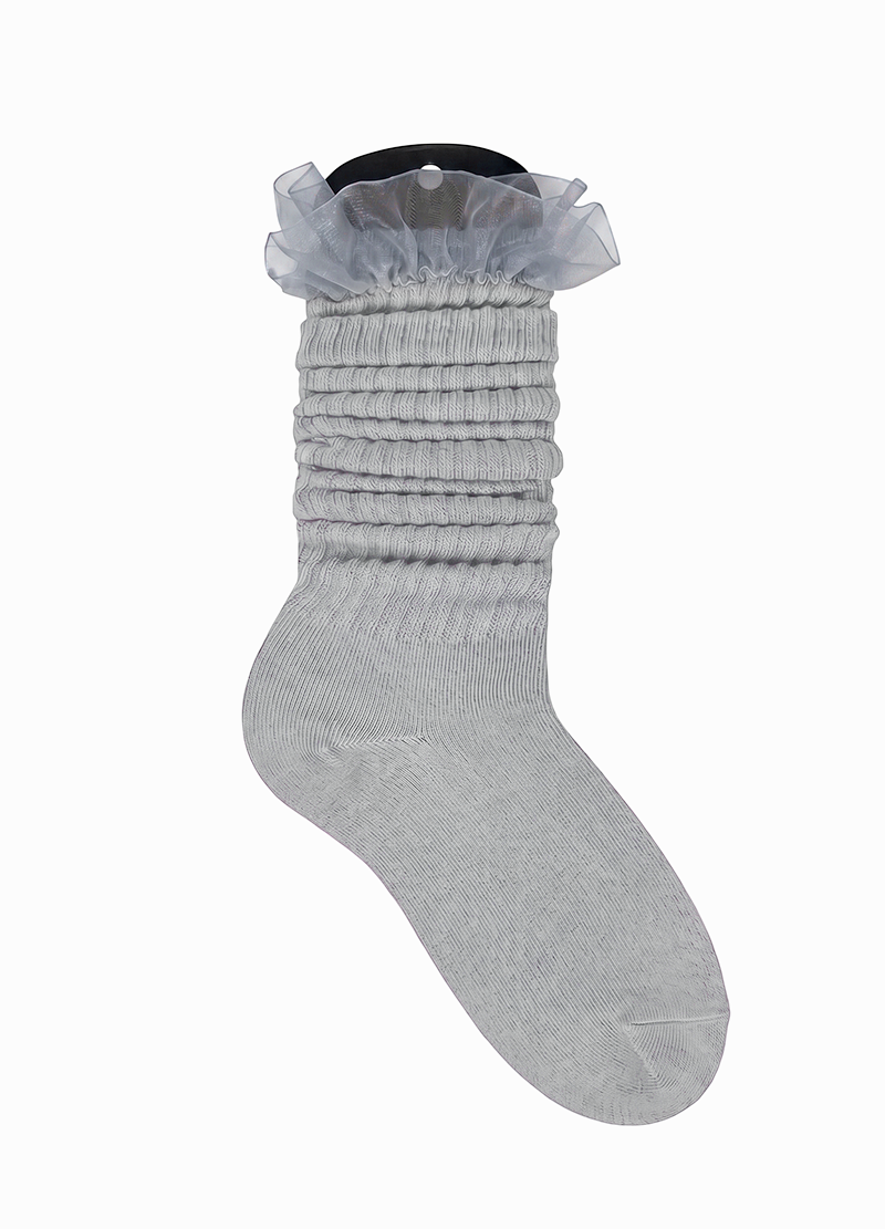 COLORFUL MESH LACE SLOUCH SOCKS(DWA5004) <Bundle>