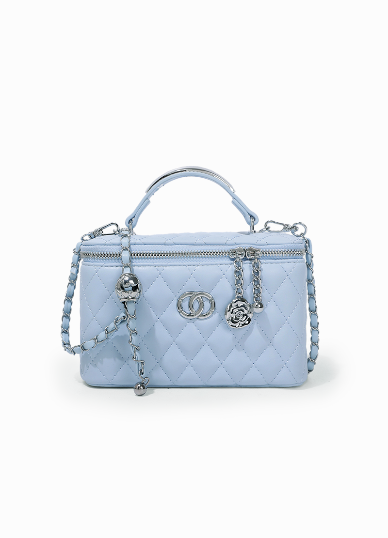 QUILTED CHAIN BOX BAG(MMA1074) <Bundle>