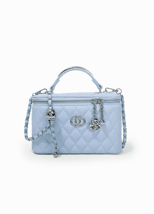 QUILTED CHAIN BOX BAG(MMA1074) <Bundle>