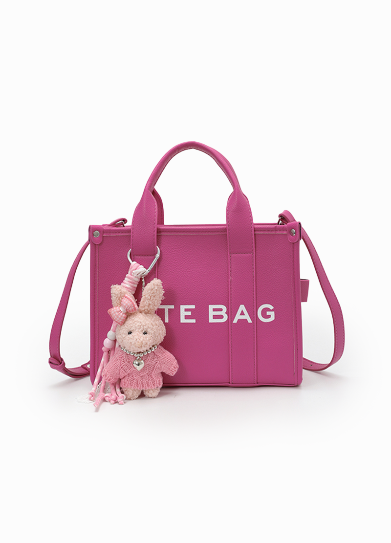 LUXURY LARGE TOTE BAG WITH CHARM(MMA1082) <Bundle>