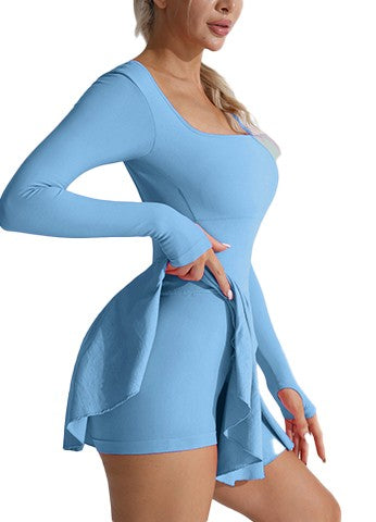 SEAMLESS CROSS BACK SKORT DRESS(MMD3016) <Bundle>
