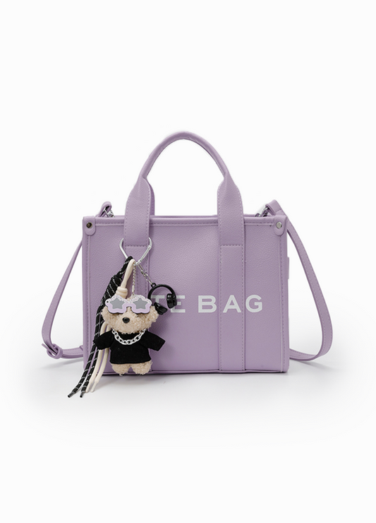 LUXURY LARGE TOTE BAG WITH CHARM(MMA1082) <Bundle>