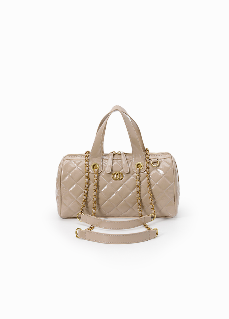 GLOSSY QUILTED CHAIN BAG(MMA1076) <Bundle>