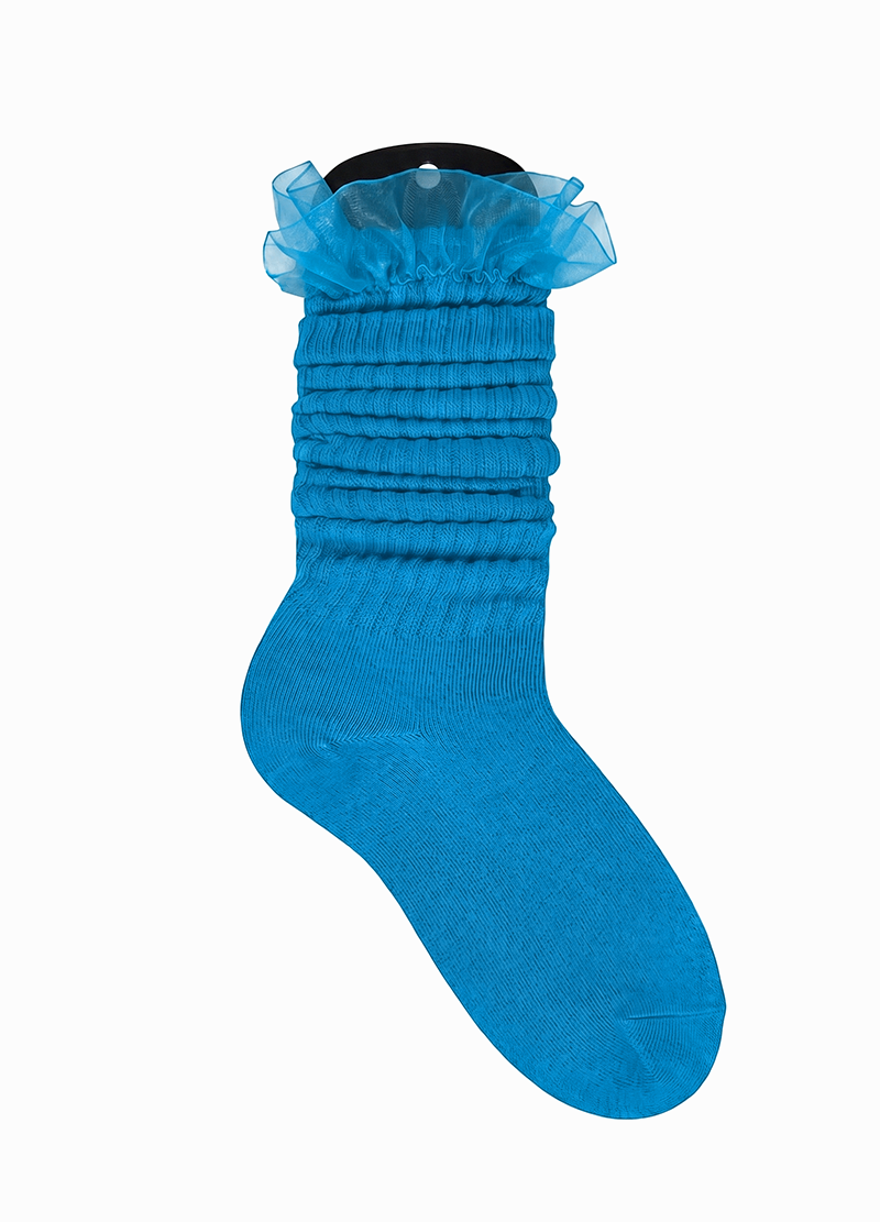 COLORFUL MESH LACE SLOUCH SOCKS(DWA5004) <Bundle>