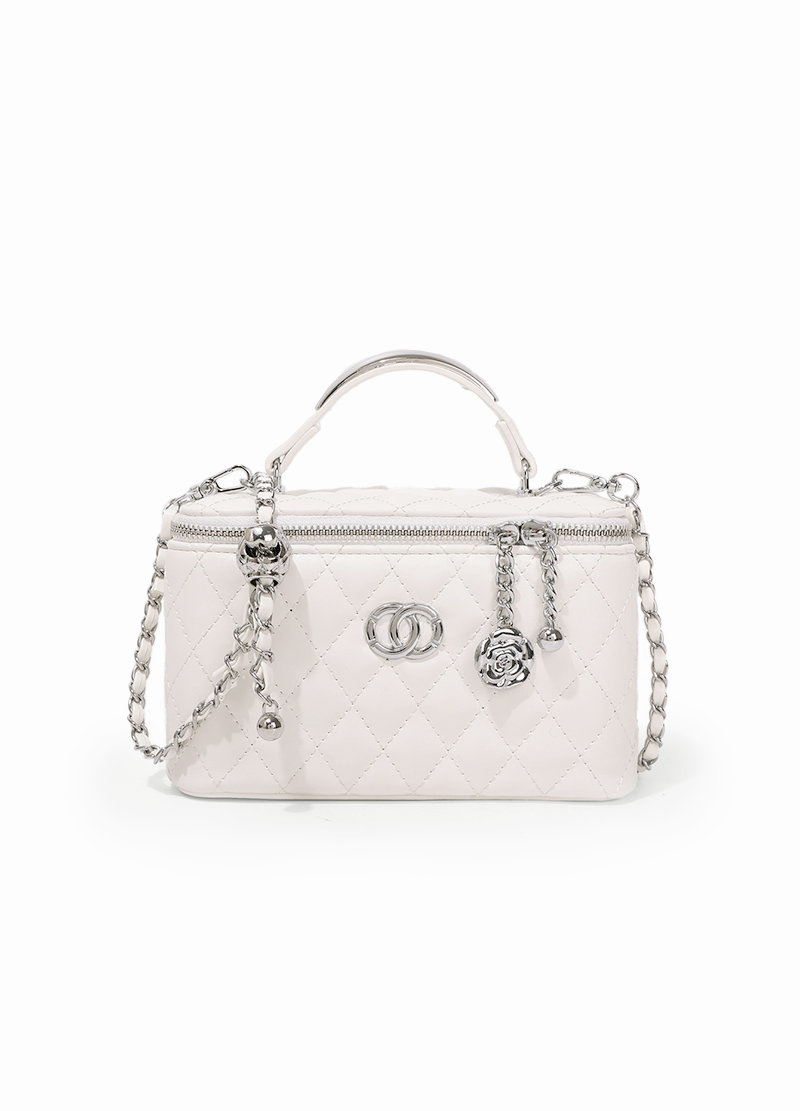 QUILTED CHAIN BOX BAG(MMA1074) <Bundle>