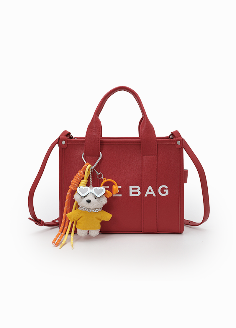 LUXURY LARGE TOTE BAG WITH CHARM(MMA1082) <Bundle>
