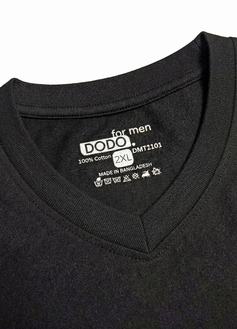 DODO MEN'S BASIC V NECK T SHIRT(DMT2101) <Bundle>