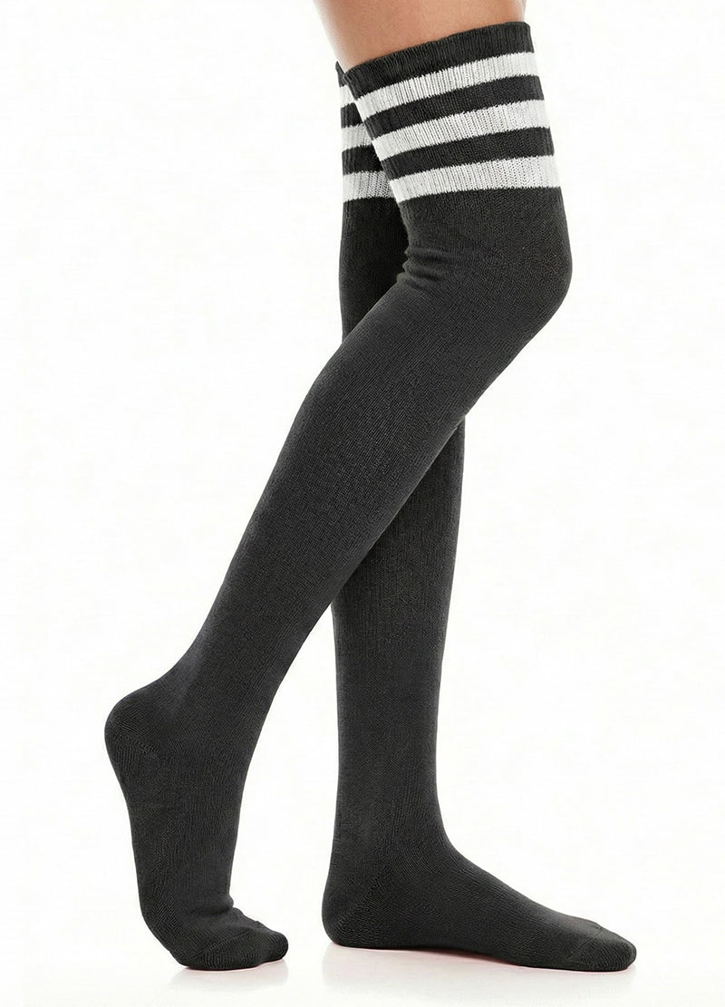 SPORTY LINE  KNEE SOX(DWA5003) <Bundle>