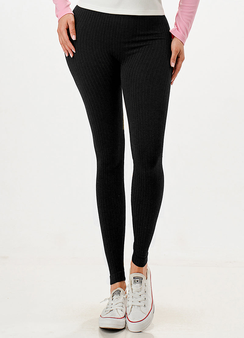 SEAMLESS RIB LEGGINGS(DWL5001) <Bundle>