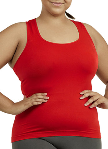 SEAMLESS RACER BACK TANK TOP - PLUS SIZE(DWT1402P) <Bundle>