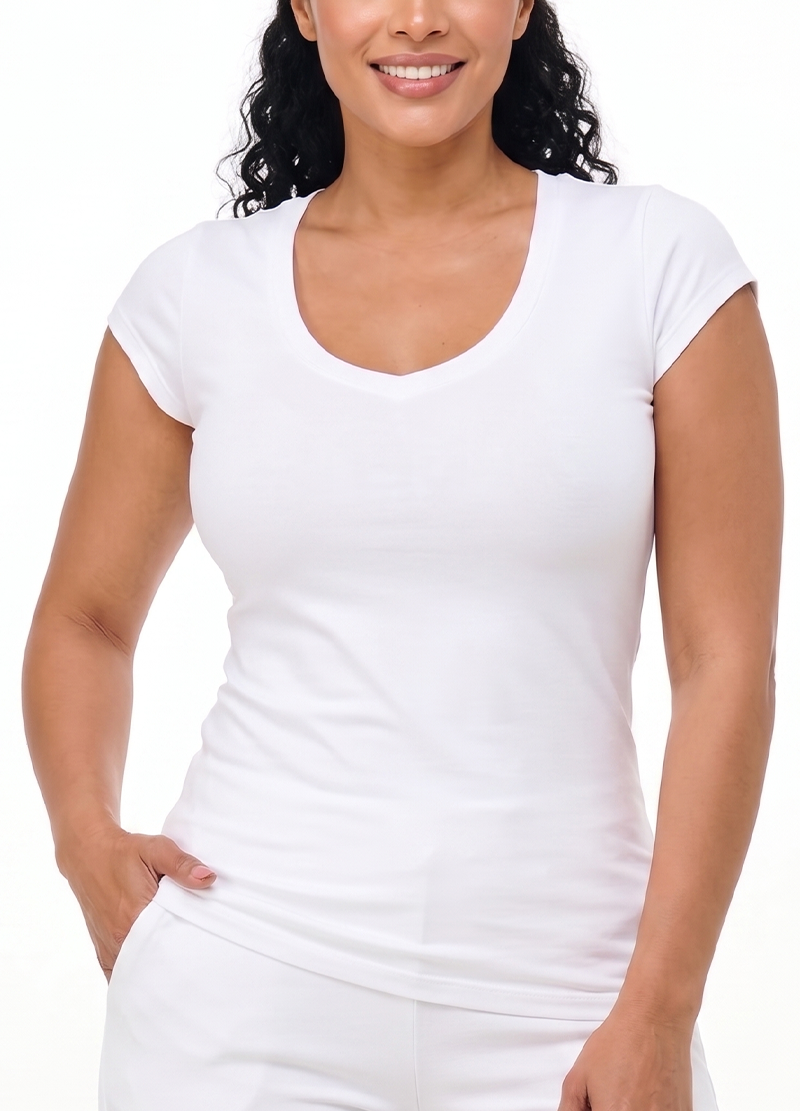 DODO BASIC V-NECK T-SHIRT(DWT2001) <Bundle>